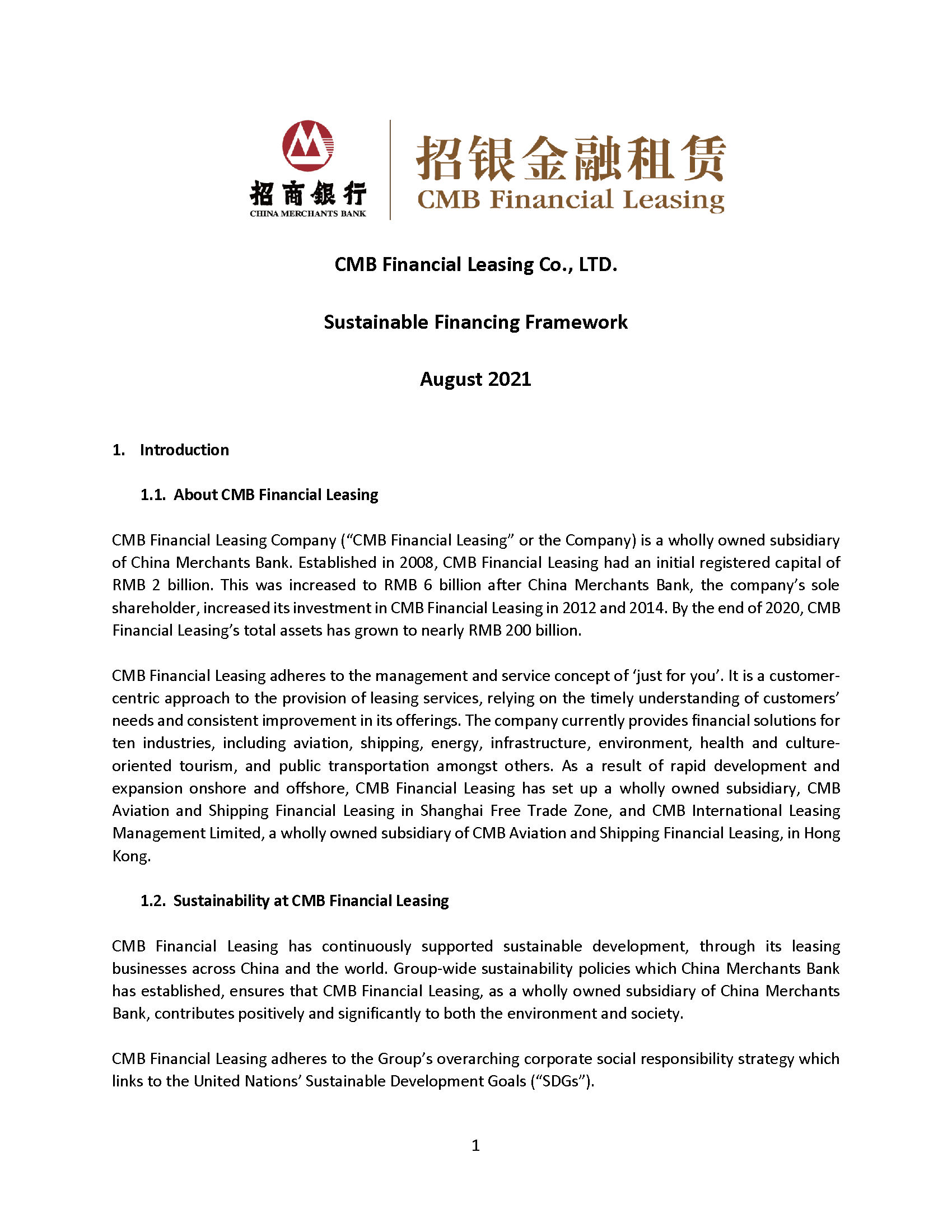CMB_Leasing_Sustainable_Financing_Framework_31_Aug_2021_vFF_页面_1